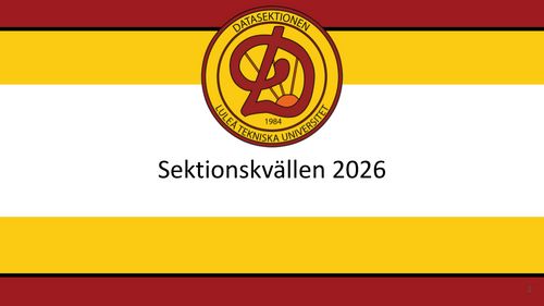 Sektionskvällen