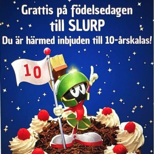 SLURP 10-årskalas sittning