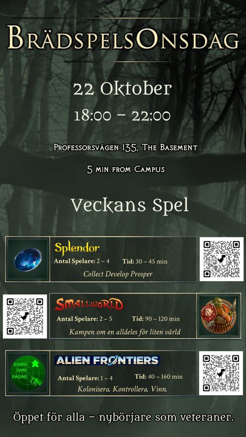 Open Boardgame Wednesdays @ TA