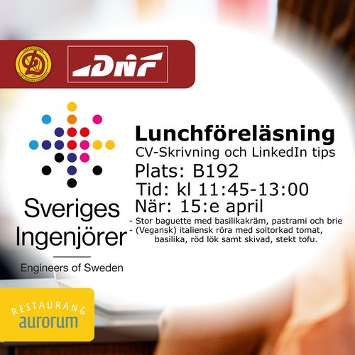 Lunchföreläsning med Sveriges Ingenjörer