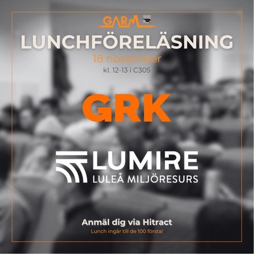 Lunchföreläsning med GRK och Lumire