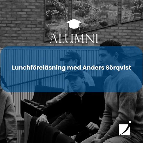 Lunchföreläsning med Anders Sörqvist 3/9