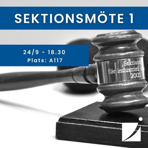 Sektionsmöte 1, I-sektionen