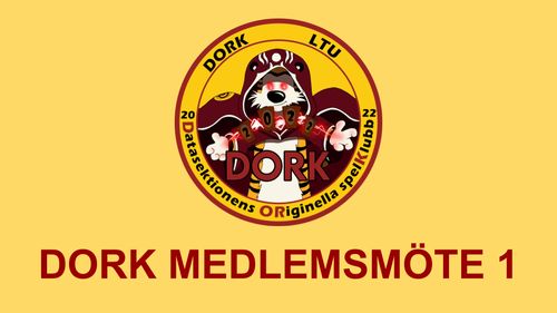 DORK Medlemsmöte